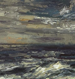 "California Beach" By Sparky LeBold, Pacific Ocean Oil Painting