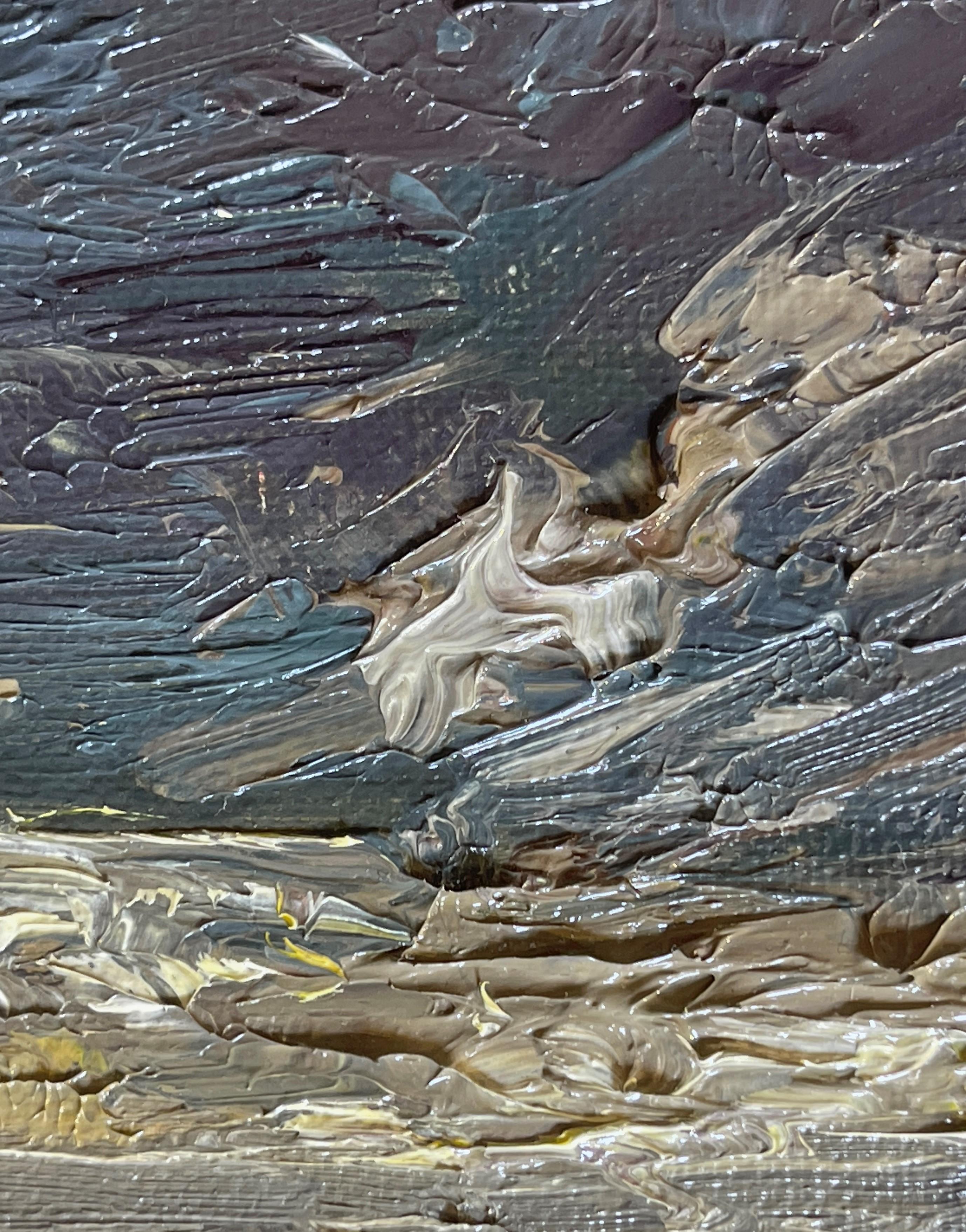 „California Beach“ von Sparky LeBold, Ölgemälde im Pazifischen Ozean im Angebot 3