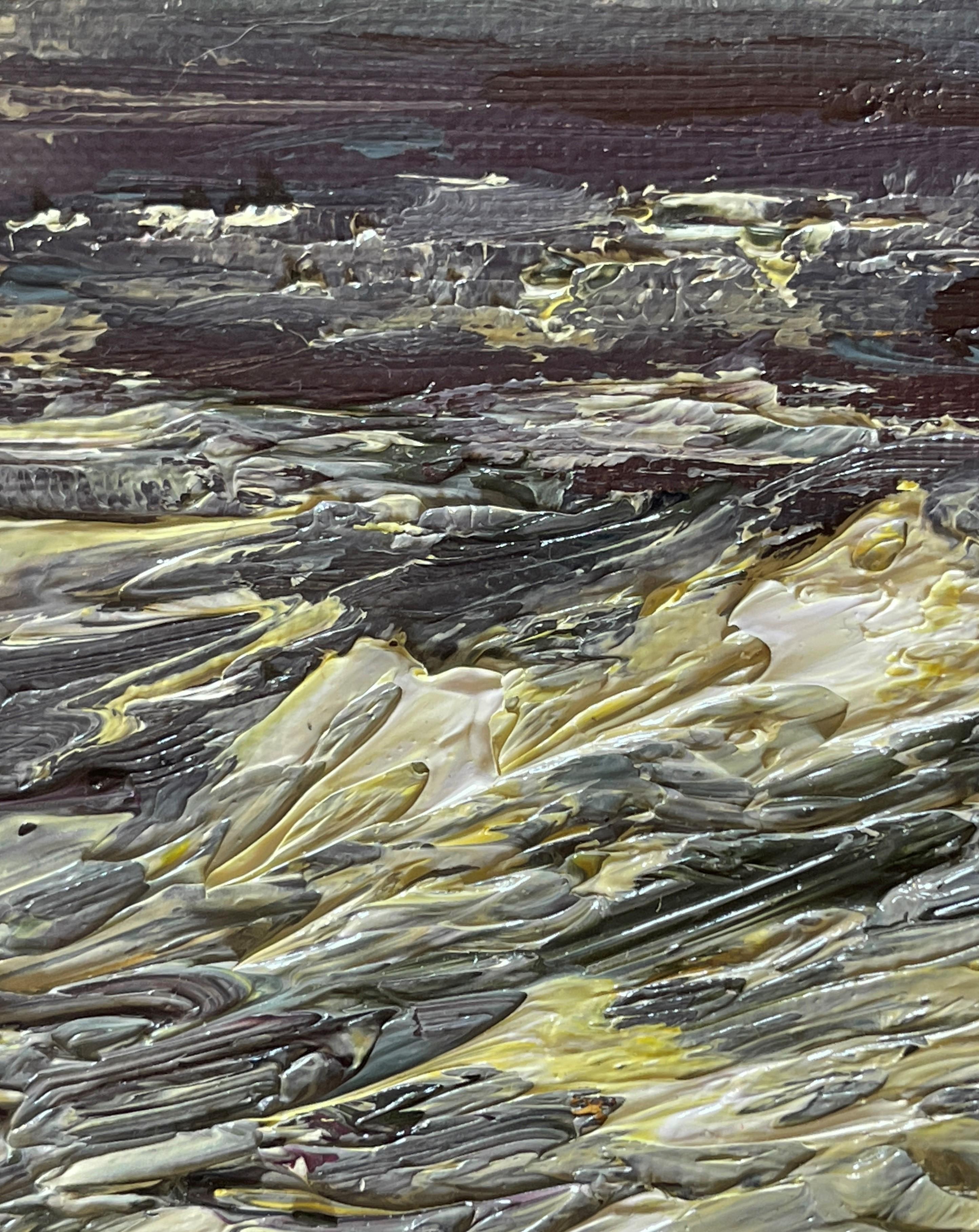 „California Beach“ von Sparky LeBold, Ölgemälde im Pazifischen Ozean im Angebot 4