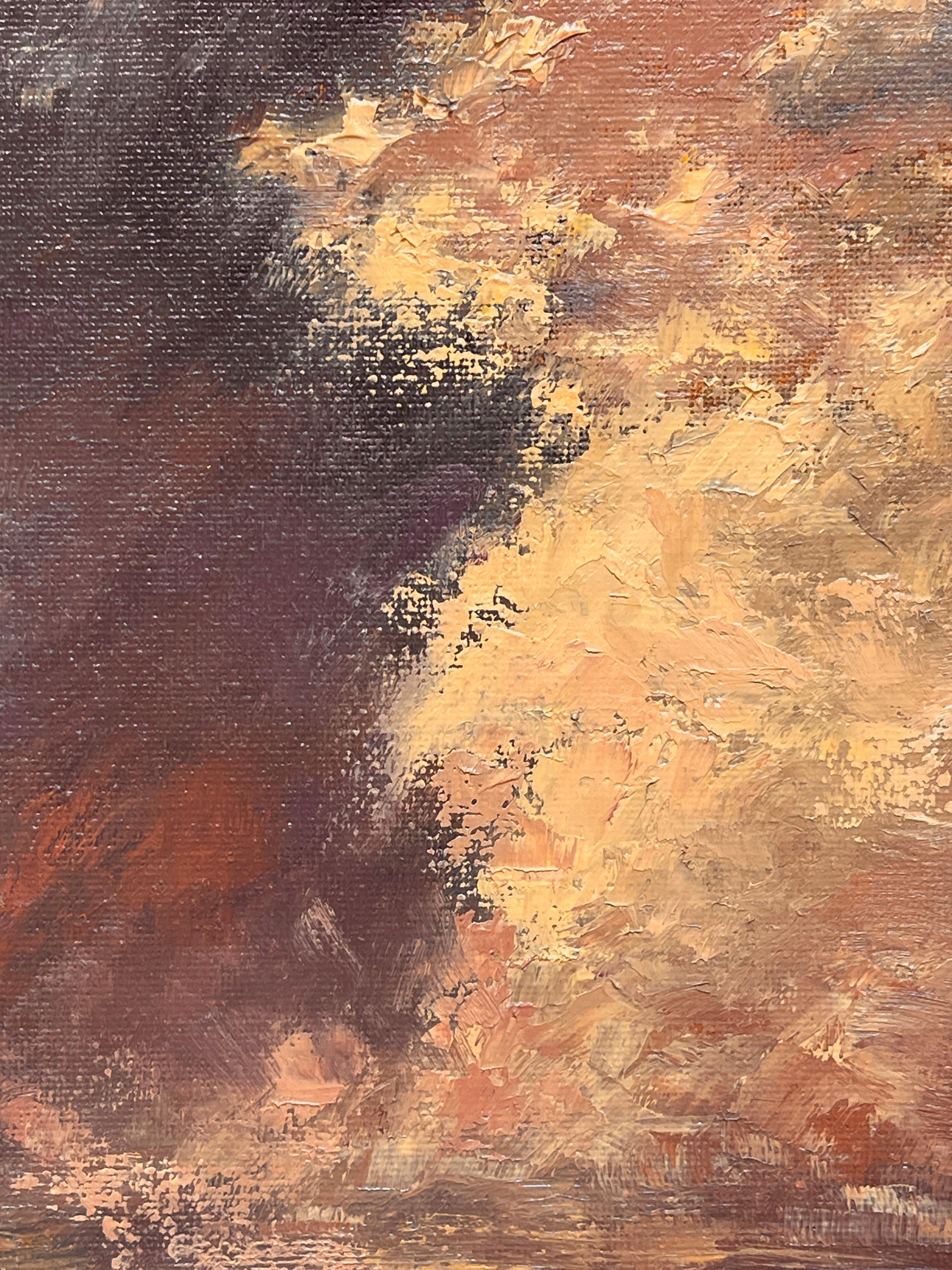 „Colorado-Skies,“ Colorado-Landschaft, Ölgemälde von Sparky LeBold im Angebot 3
