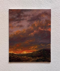 "Night Opus" (2023) By Sparky LeBold, Colorado Landscape Oil Painting