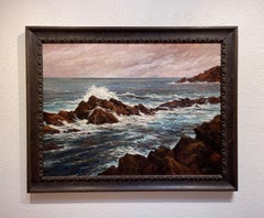 "Porto Moniz, Madeira" (2022) By Sparky LeBold, Madiera Landscape Oil Painting