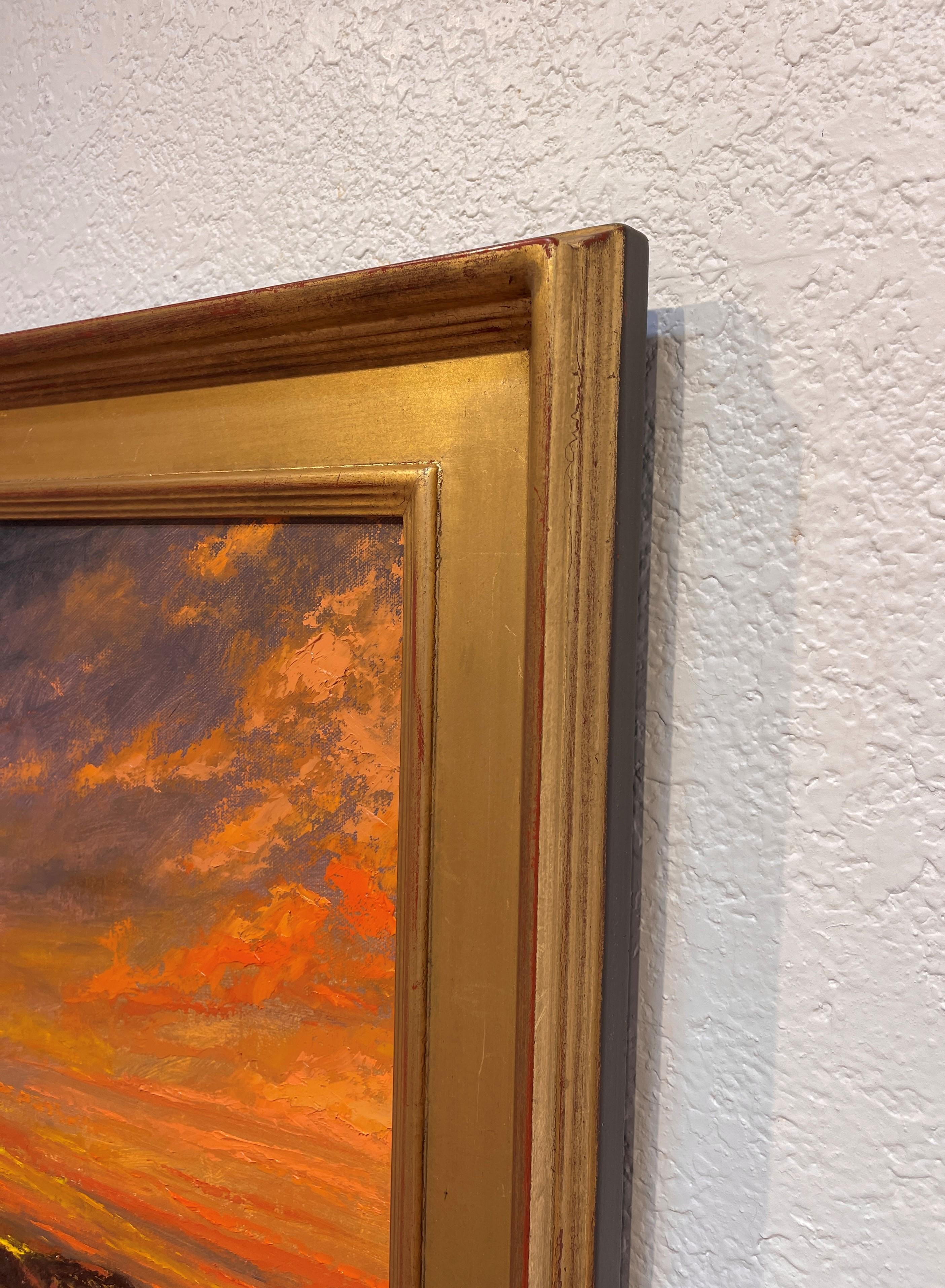 « The Western Sky » (2023) par Sparky LeBold, peinture à l'huile de paysage du Colorado 2