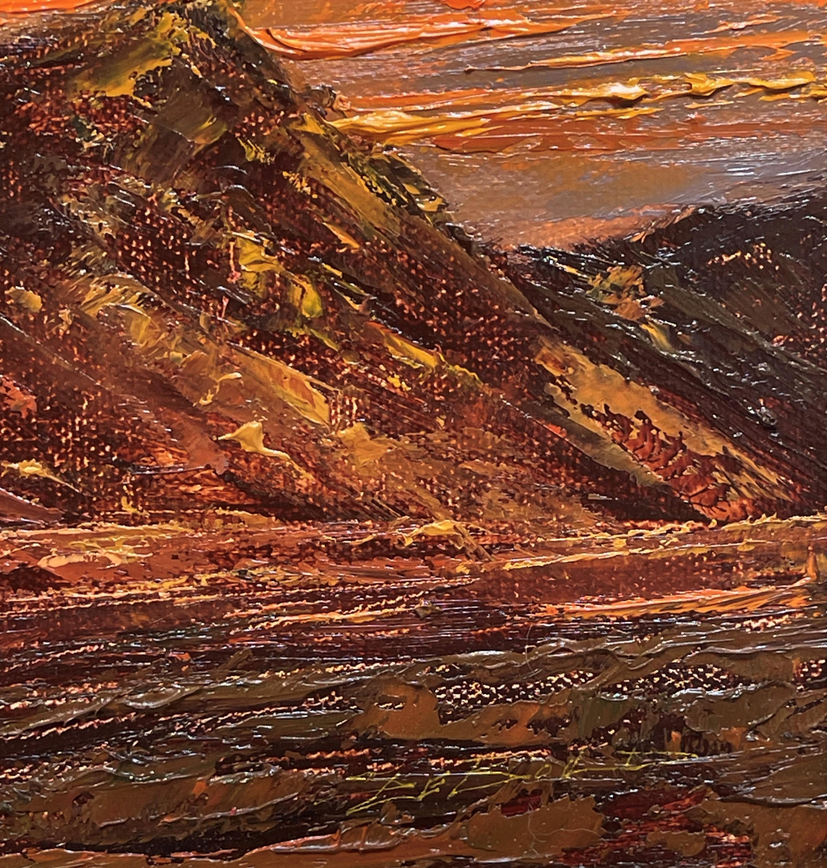 « The Western Sky » (2023) par Sparky LeBold, peinture à l'huile de paysage du Colorado 5