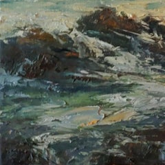 « La mer sauvage, île de Madeira » (2024) par Sparky LeBold, peinture à l'huile originale