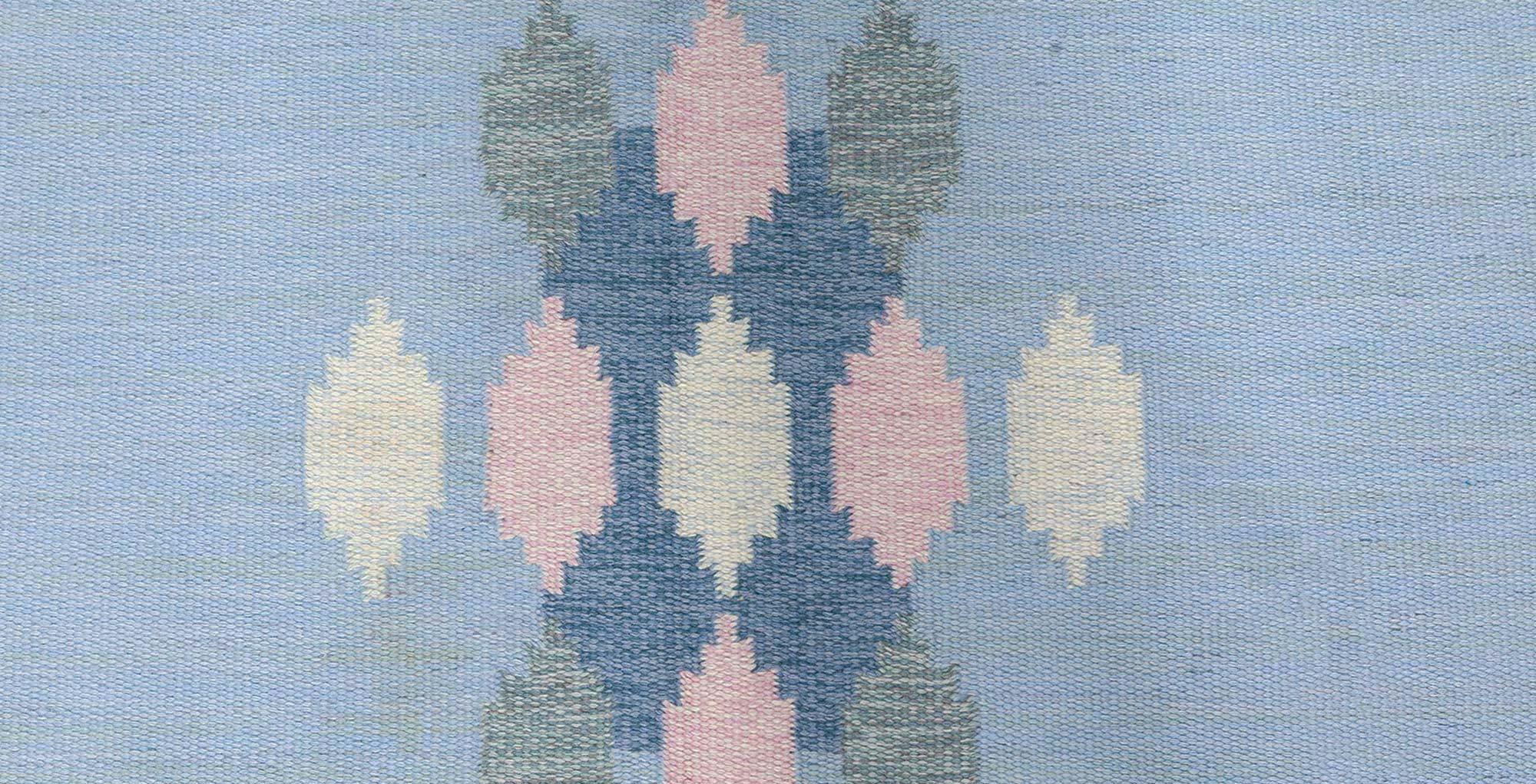 Schwedischer Vintage-Teppich von Ingegerd Silow.
Größe: 6'4