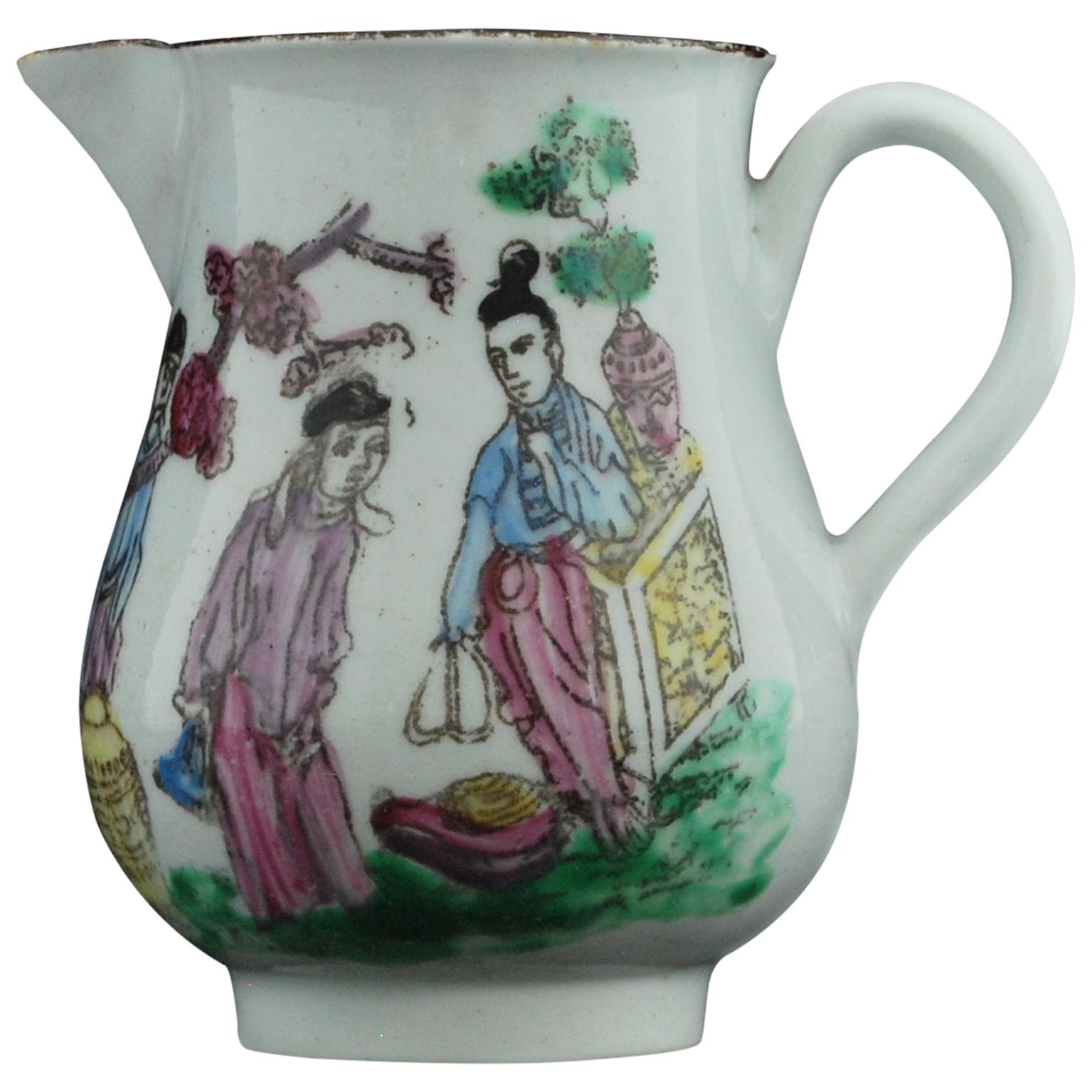 Jarra de pico de gorrión, fábrica de porcelana Bow Porcelain, hacia 1763 en venta