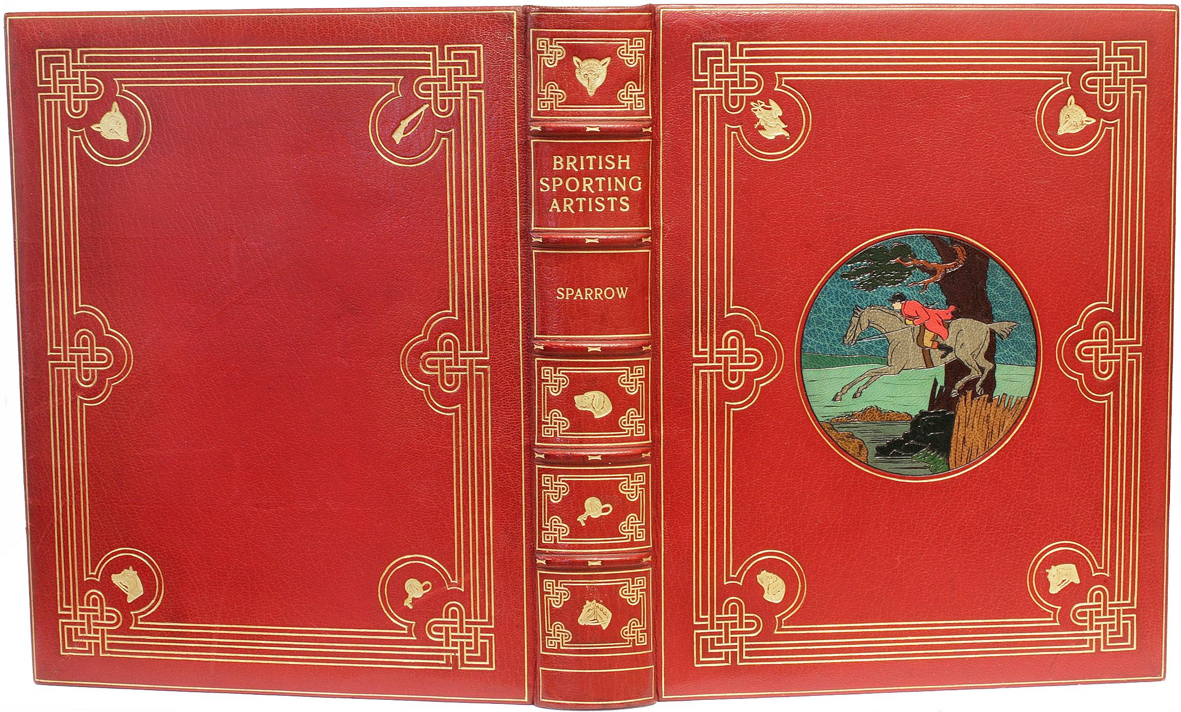 AUTOR: SPARROW, Walter Shaw. 

TITEL: Britische Sportartisten von Barlow bis Herring.

HERAUSGEBER: London: John Lane's The Bodley Head Ltd, 1922.

BESCHREIBUNG: ERSTE AUSGABE. 1 Band, kleine Folio, 11-3/16 