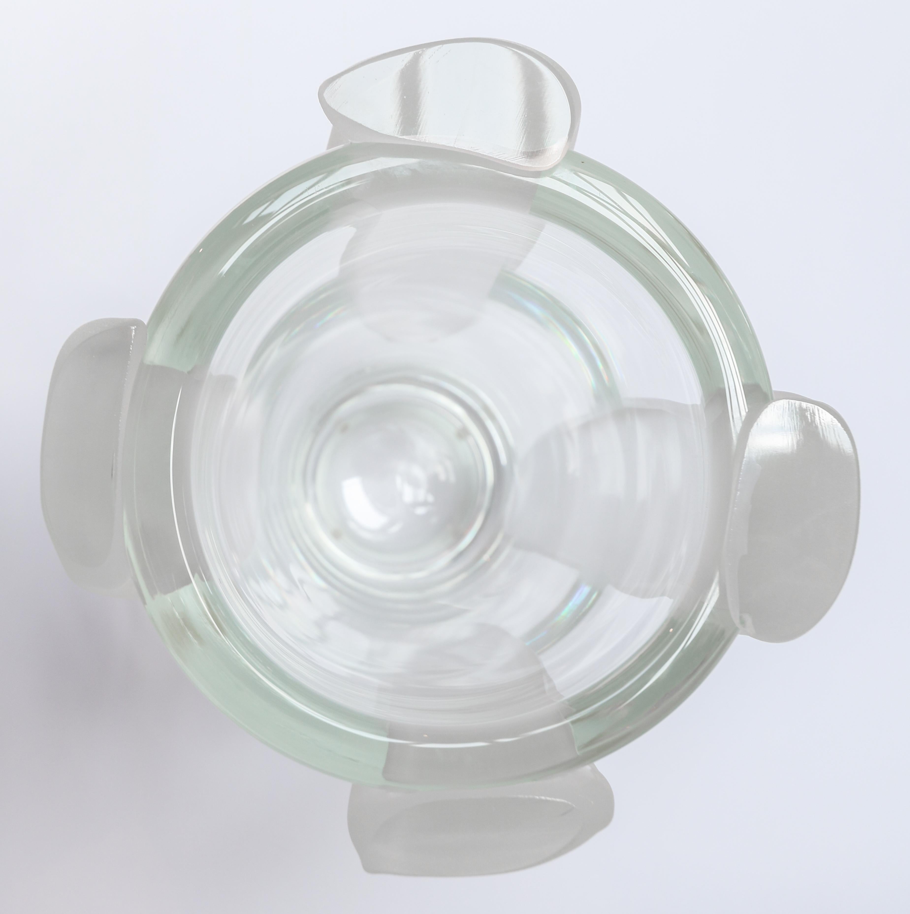 Contemporary Sparta Murano Glass Vase For Sale