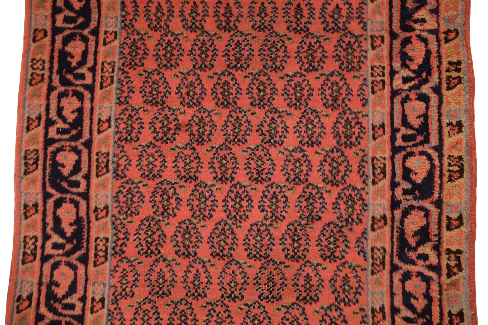 Wool Sparta Semi-Antique Runner - 2'6