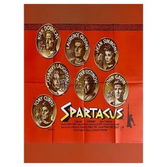 Affiche Spartacus, non encadrée, 1960