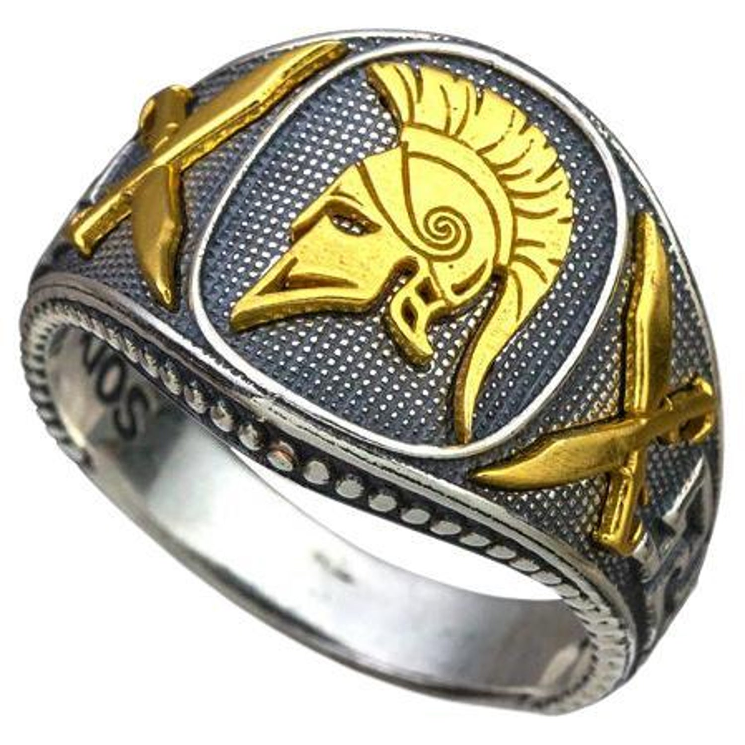 Customizable Spartan Warrior Ring, Dimitrios Exclusive D99 For Sale at  1stDibs
