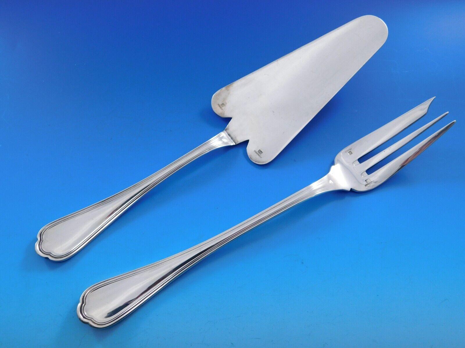 Pieces by Christofle France Service de couverts en métal argenté 93 pièces Dîner 5