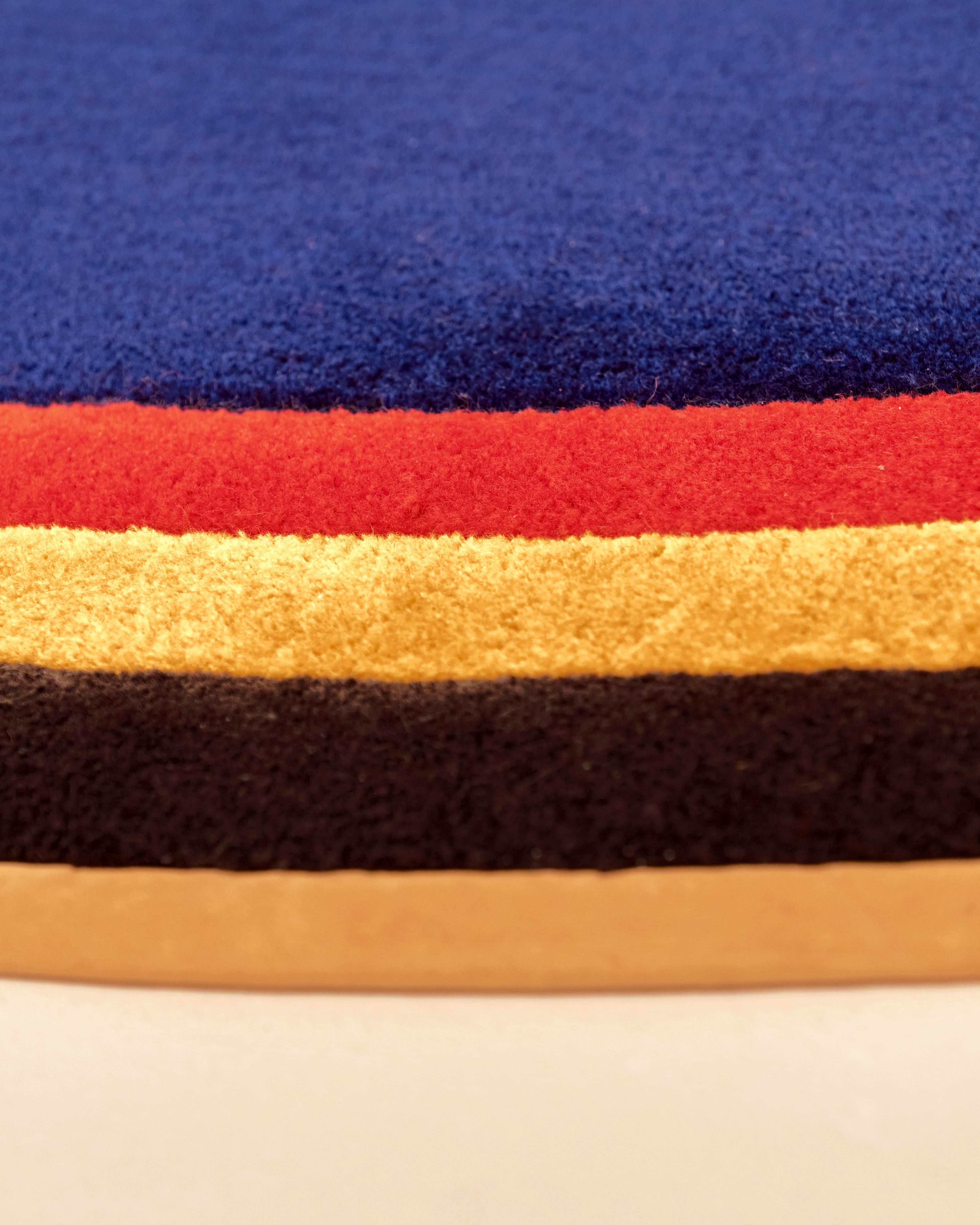 Swedish Spåtrumma Ovoular Rug by Per Isak Juuso For Sale