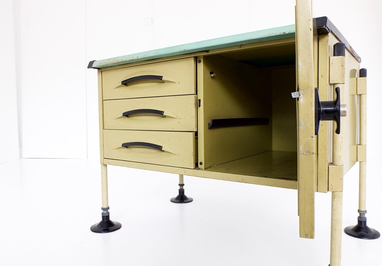 Spazio Desk and Side Desk by Bbpr Studio for Olivetti, Italy, 1962 13