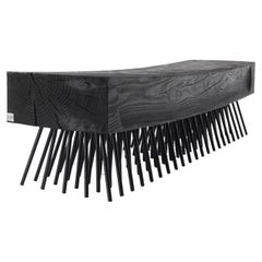 Spazzola Collectible Vulcano Cedar Bench by Fabio Lo Jacono For Riva1920