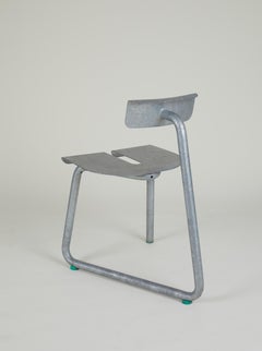 SPC Chairs by Thomas Serruys in galvanized steel