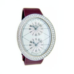 Speake-Marin Shenandoah Dual Timezone White Gold Women's Watch