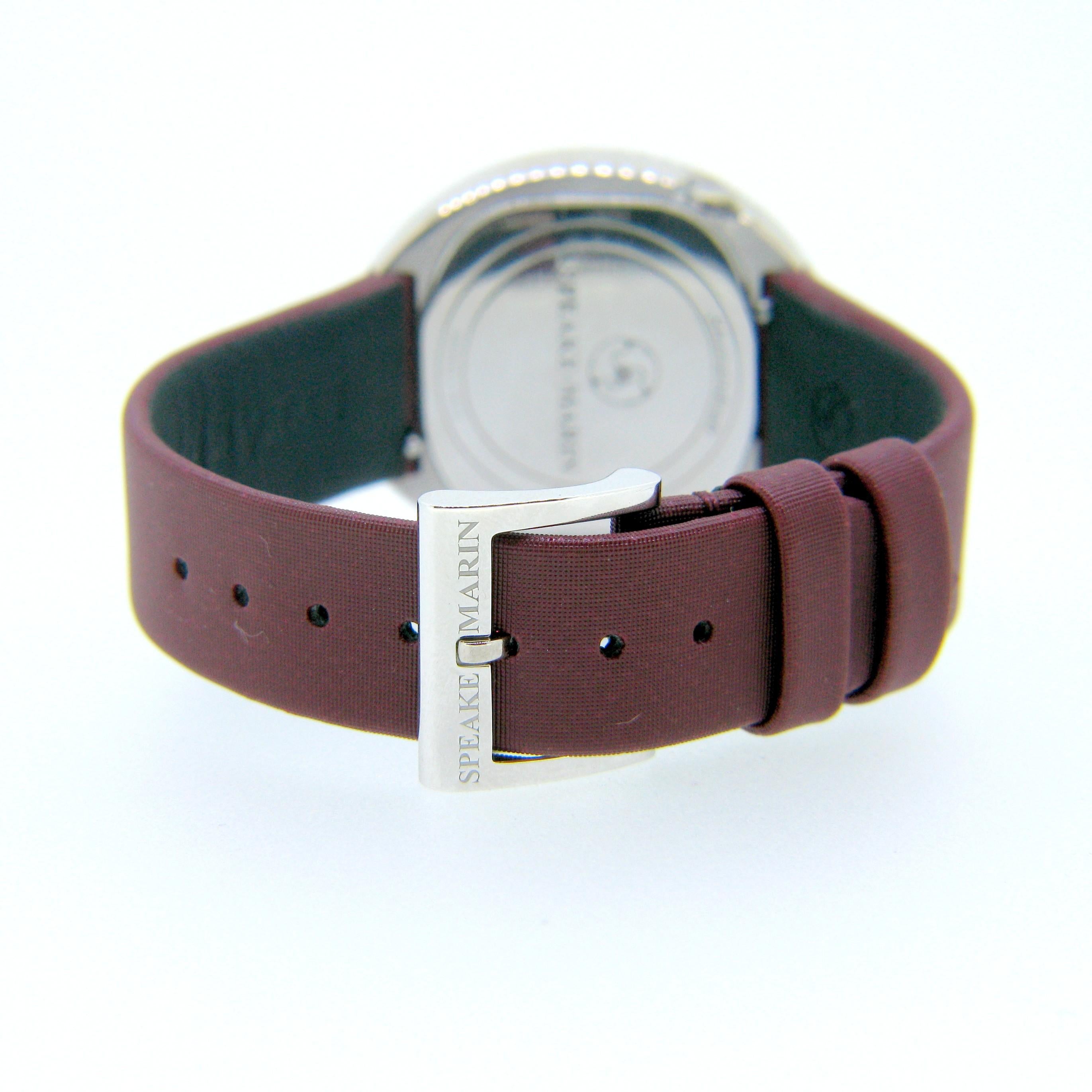 Speake-Marin Shenandoah Damenuhr mit zwei Zeitzonen aus Weißgold für Damen oder Herren im Angebot