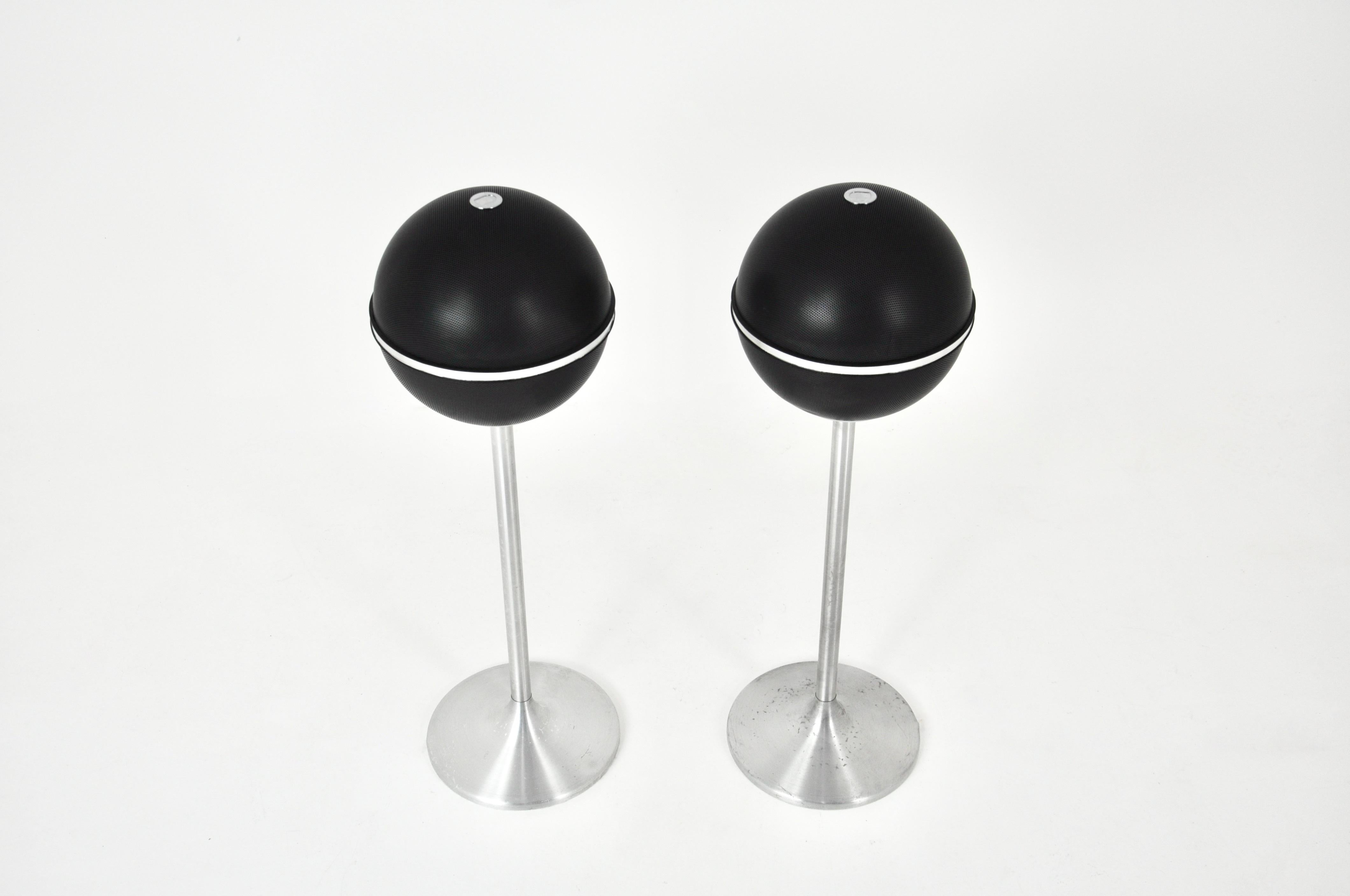 German Speakers Audiorama 4000 by Grundig, 1970s, Set of 2