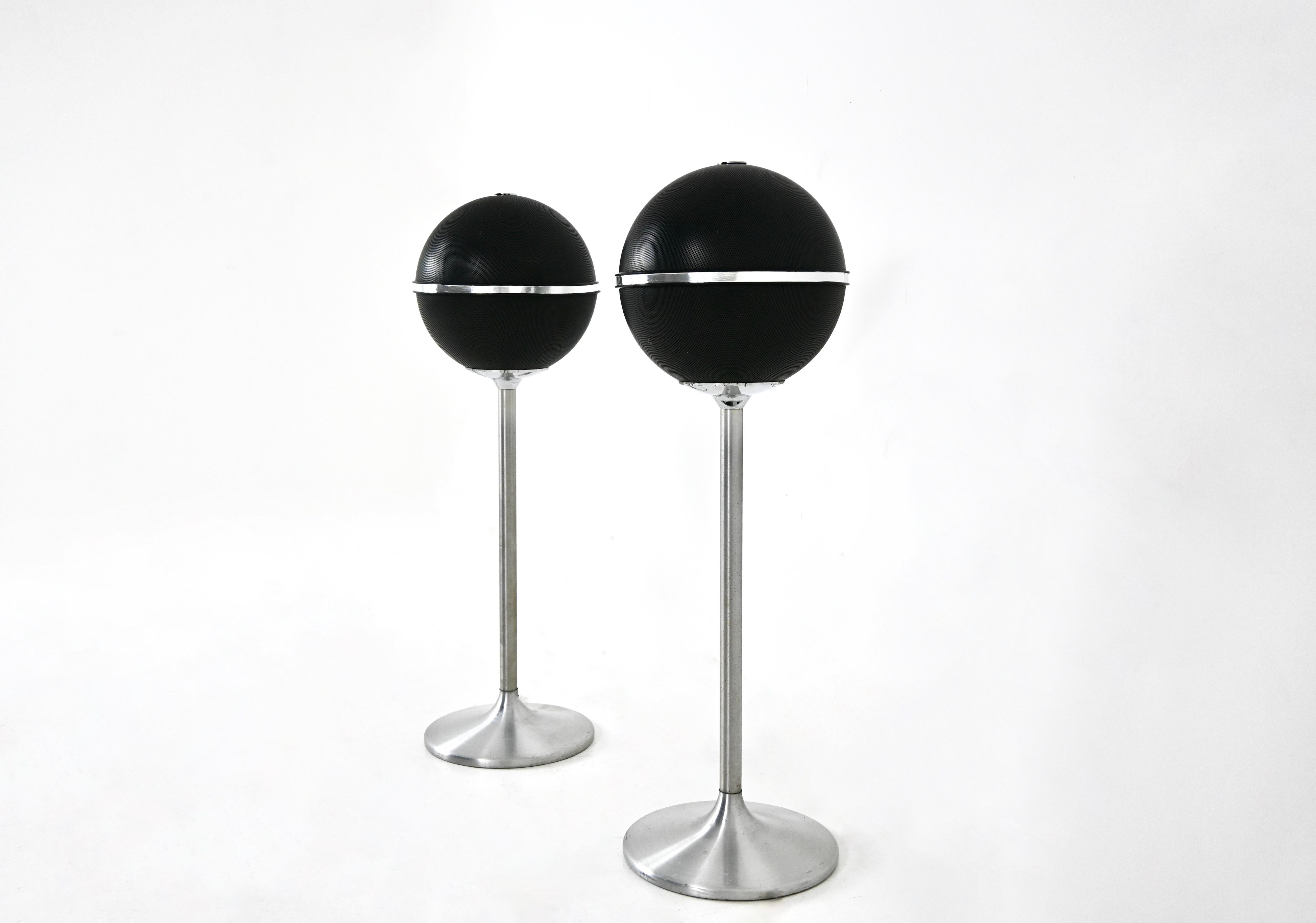 German Speakers Audiorama 4000 by Grundig, 1970s, Set of 2 For Sale