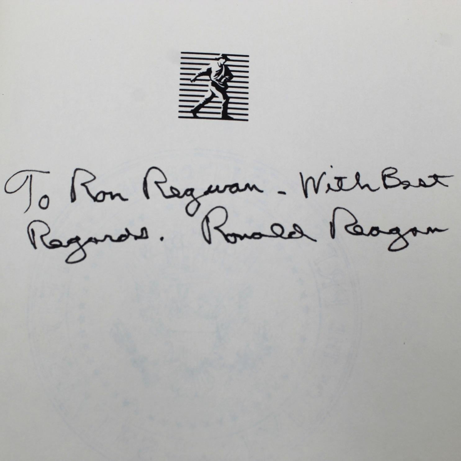 Late 20th Century Speaking My Mind: Selected Speeches, Signed by Ronald Reagan, First Edition For Sale