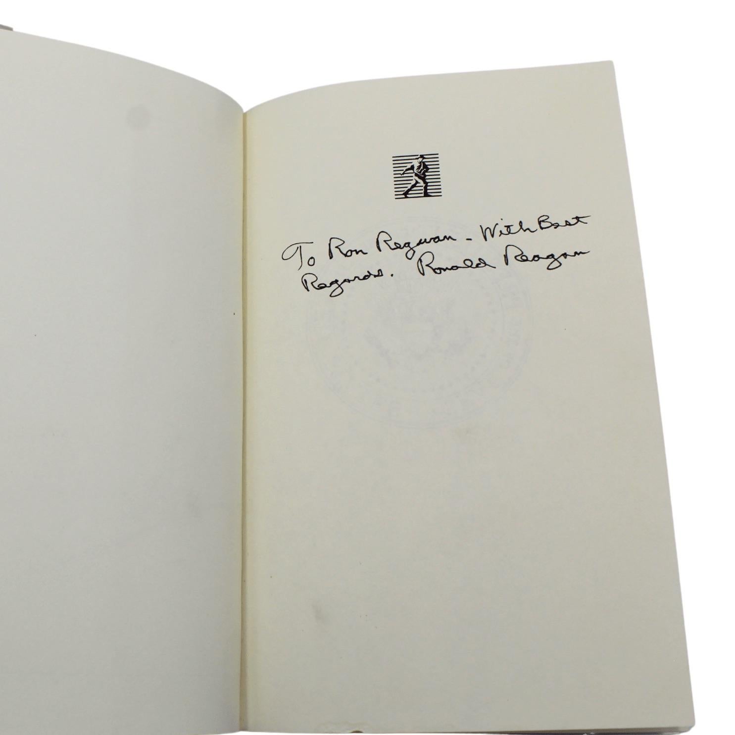 Paper Speaking My Mind: Selected Speeches, Signed by Ronald Reagan, First Edition For Sale