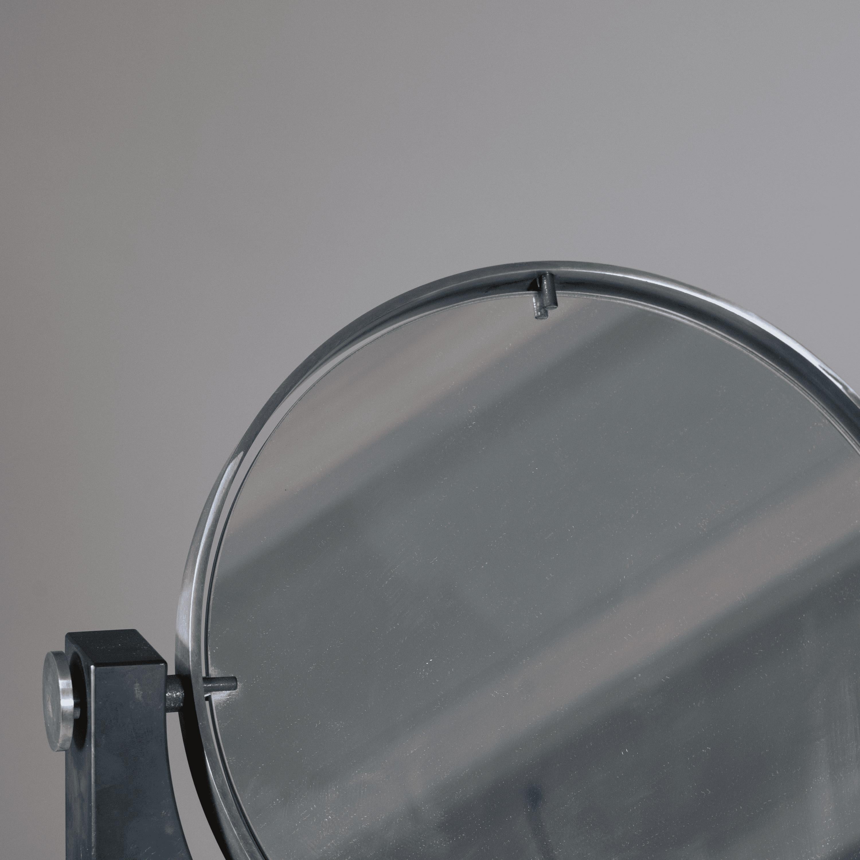 Slate table mirrors, Angelo Mangiarotti, 1960 In Good Condition For Sale In Milano, Lombardia