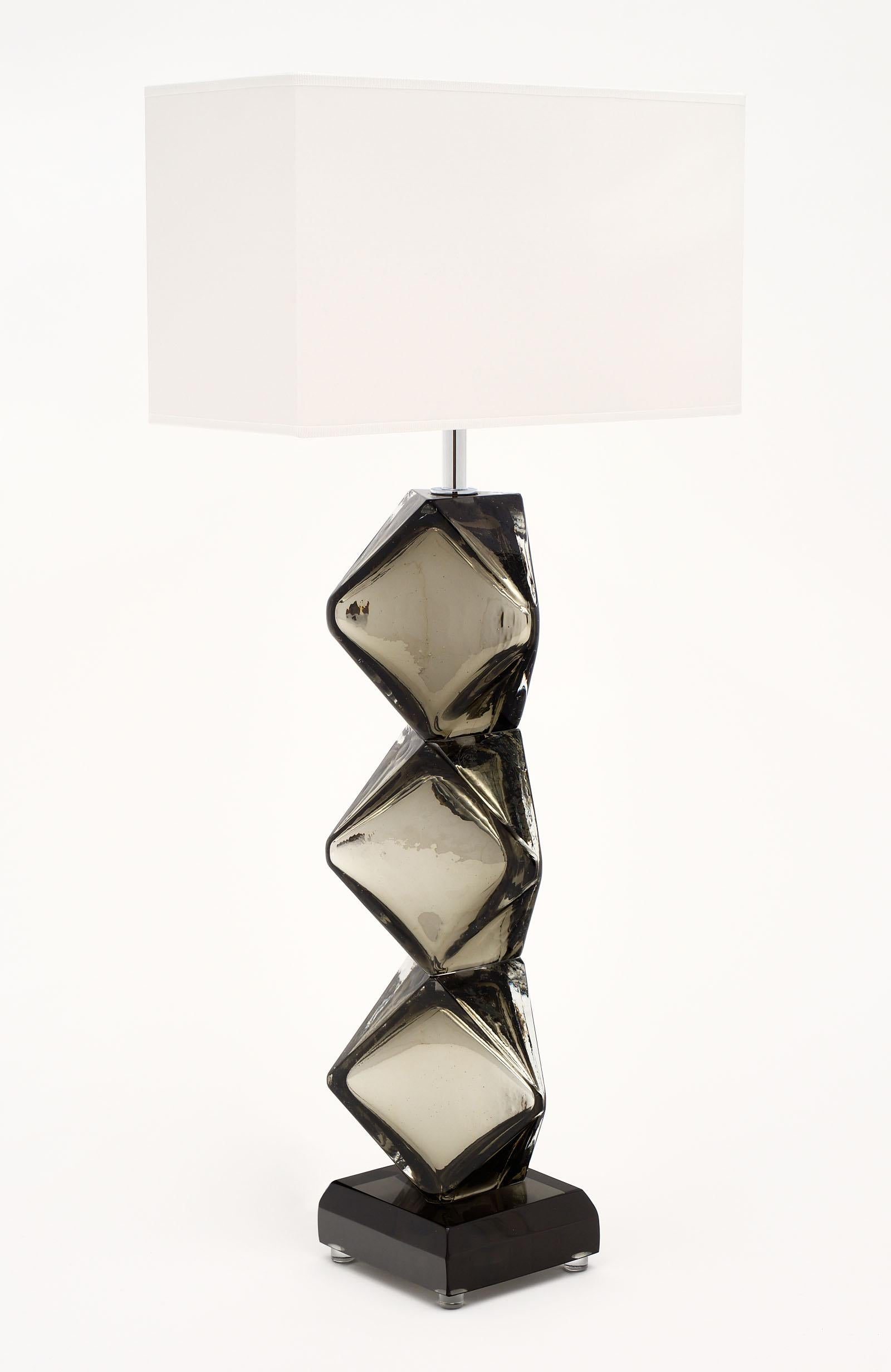 Contemporary “Specchiato” Murano Glass Lamps by Alberto Dona For Sale