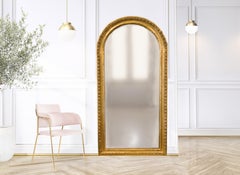 Specchiera antica del 1800 in foglia oro – Grande specchiera d’arredo