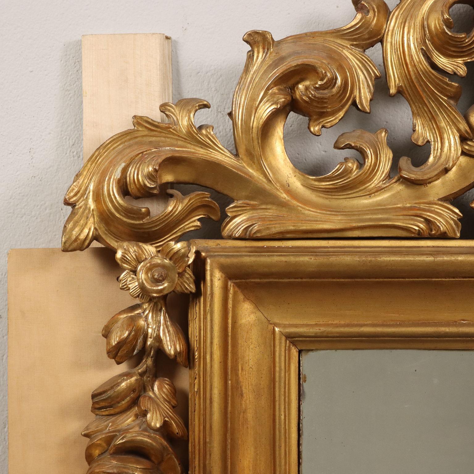 Italian Antique Eclectic Mirror '800  For Sale