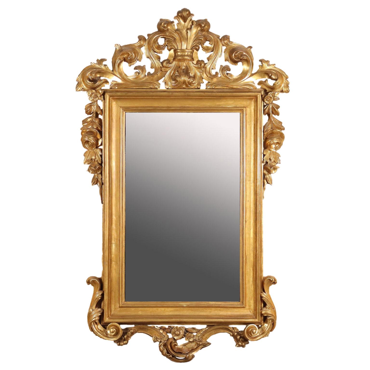 Antique Eclectic Mirror '800  For Sale