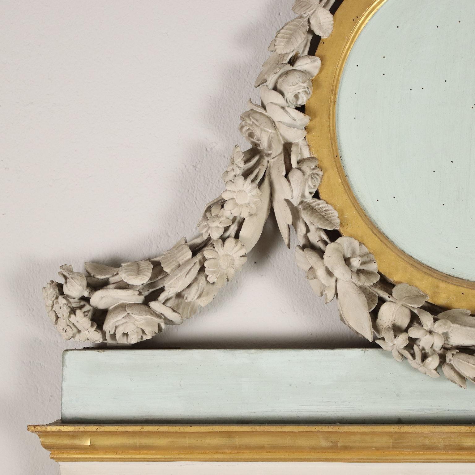 Miroir ancien néoclassique lombard du XVIIIe siècle État moyen - En vente à Milano, IT