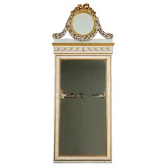 Miroir ancien néoclassique lombard du XVIIIe siècle