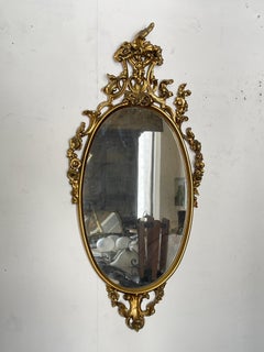 Gilded Baroque mirror in the Louis XV style, "Palais Royal," 1970s