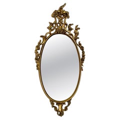 Gilded Baroque mirror in the Louis XV style, "Palais Royal," 1970s