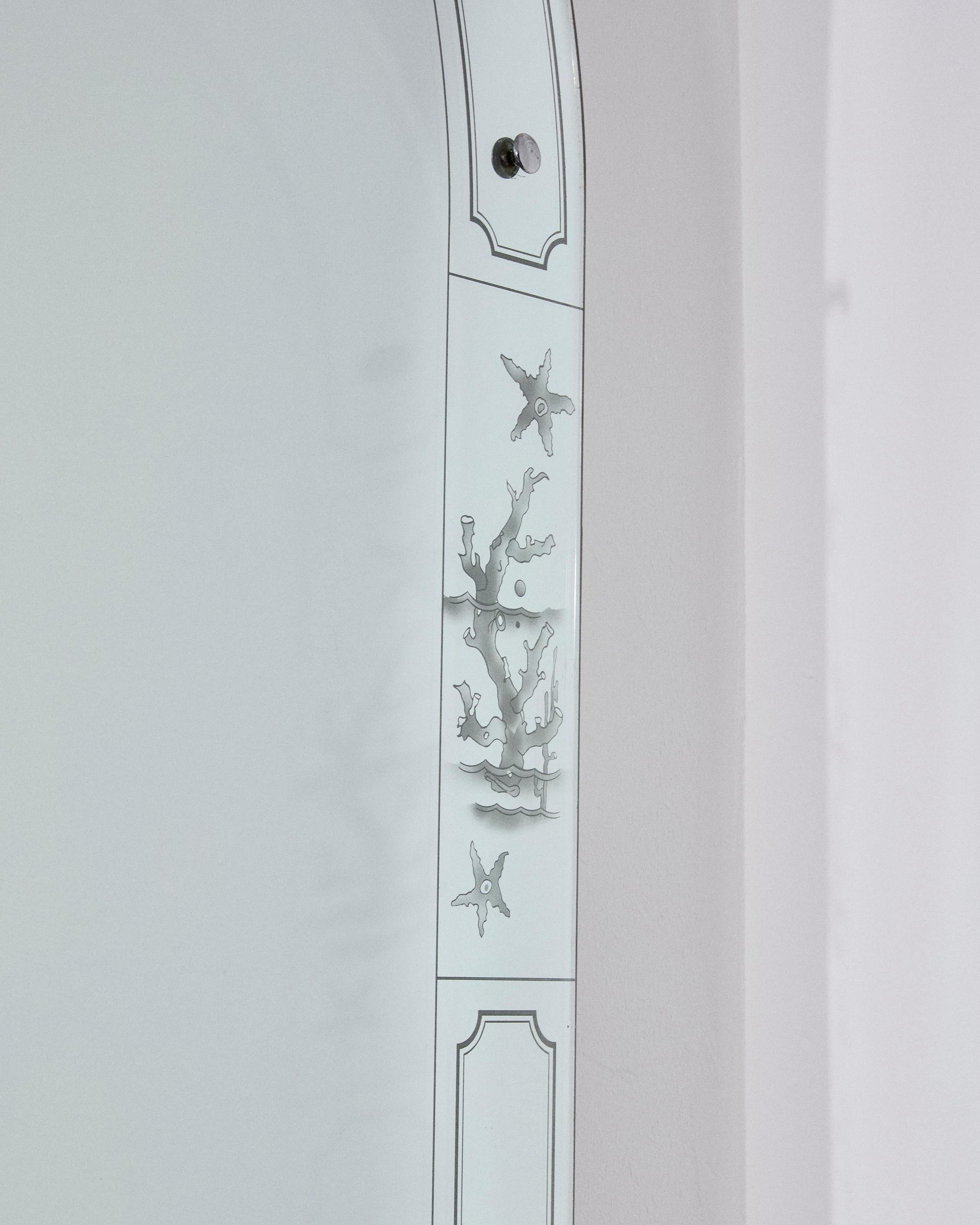 Spiegel mit Meeresmotiven von Luigi Brusotti, 1938 (Graviert) im Angebot