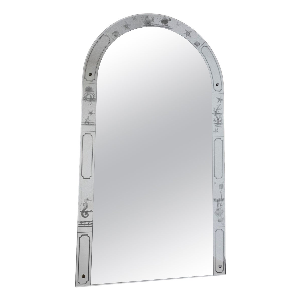 Spiegel mit Meeresmotiven von Luigi Brusotti, 1938 im Angebot