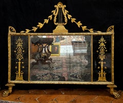 Freestanding mirror "caminiera" Louis XVI style, Lucca -Tuscany