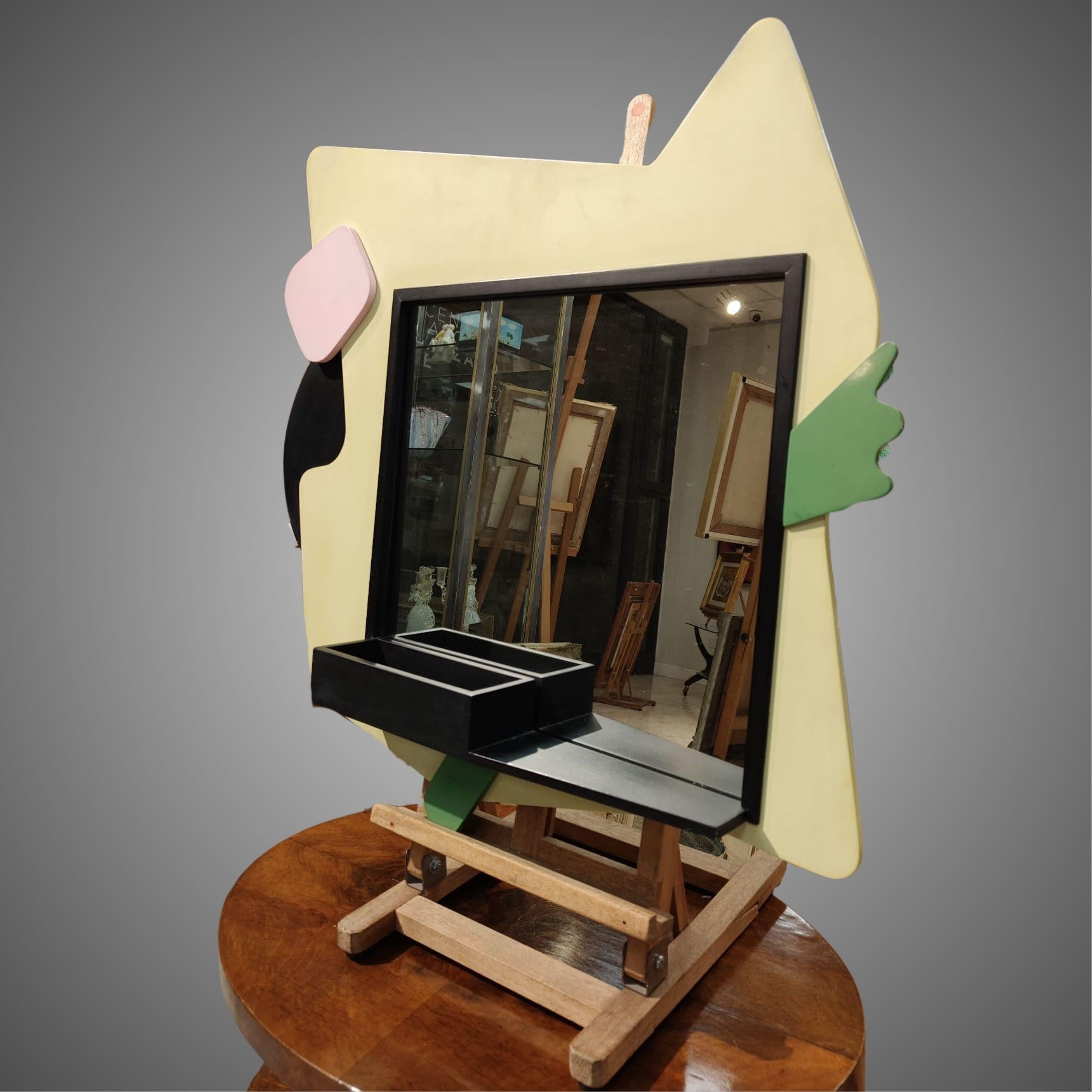Miroir d'Alessandro Mendini pour Zabro, Italie, 1985/90 en vente 9