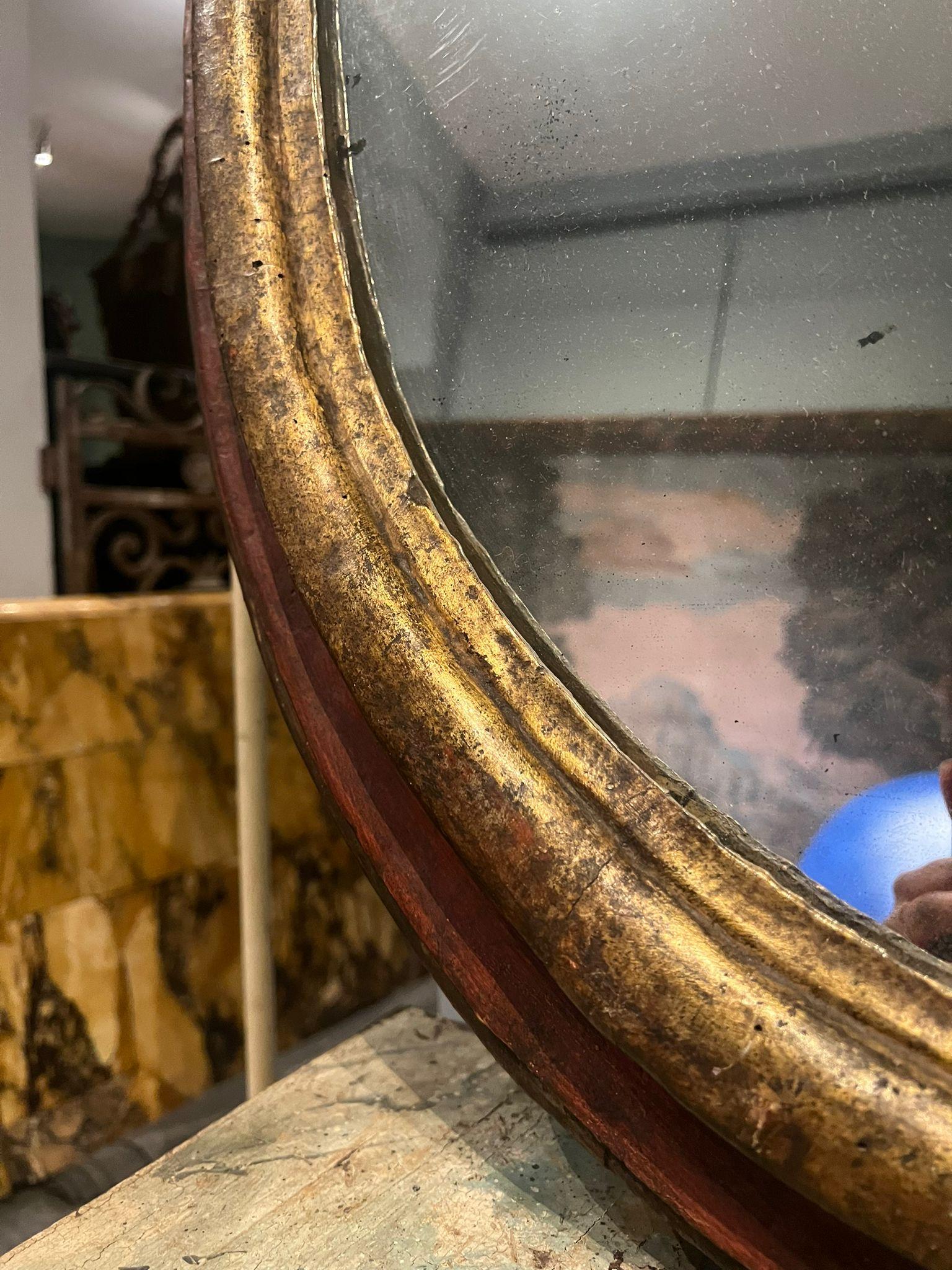 Miroir ovale 18e siècle  en vente 1