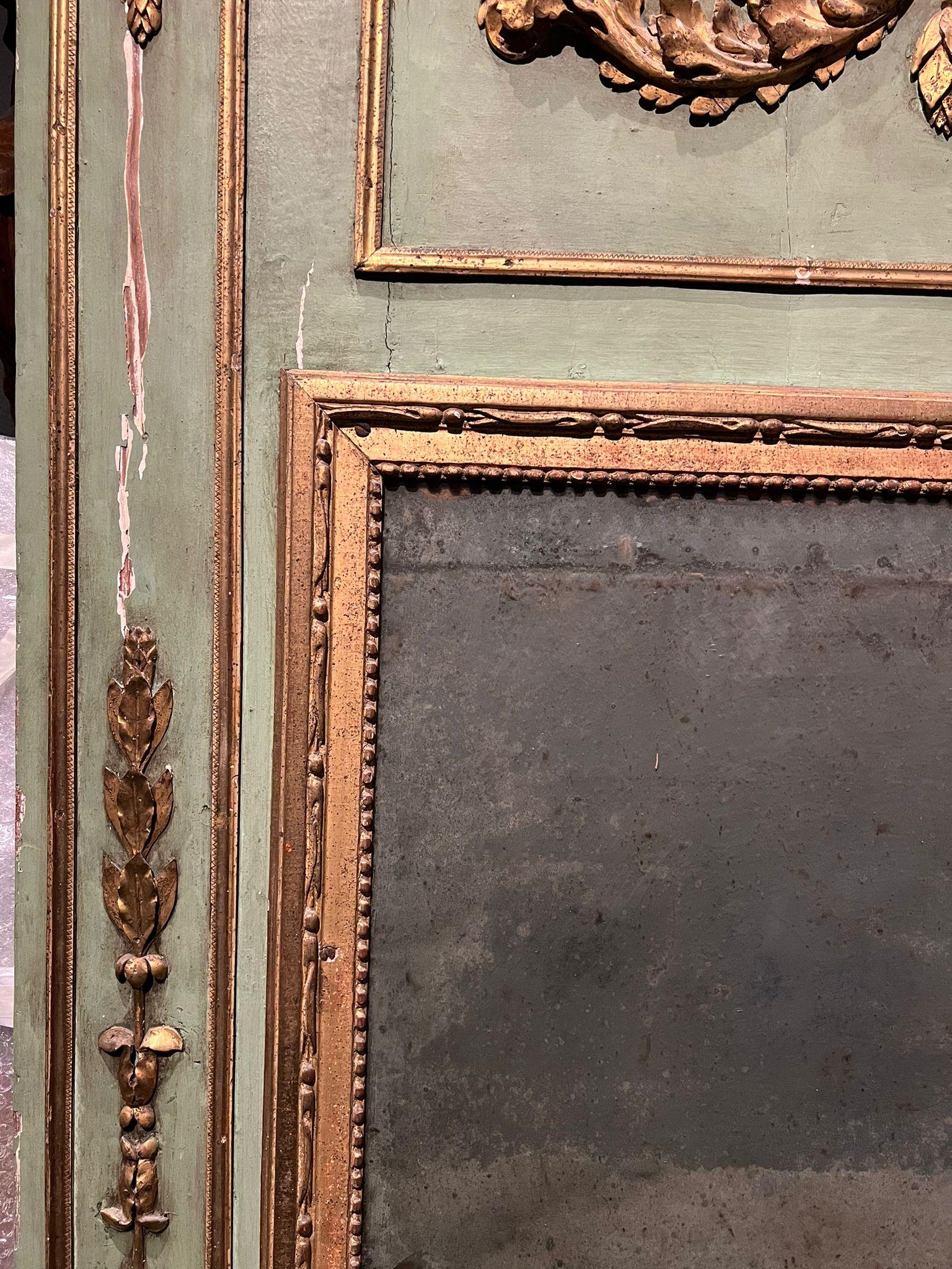 Wood Specchiera dipinta XVIII secolo For Sale