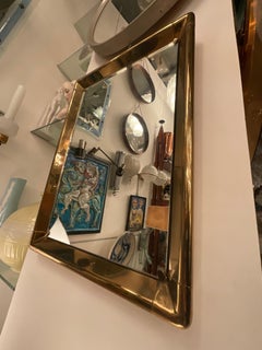 Brass mirror - ITALY 1960