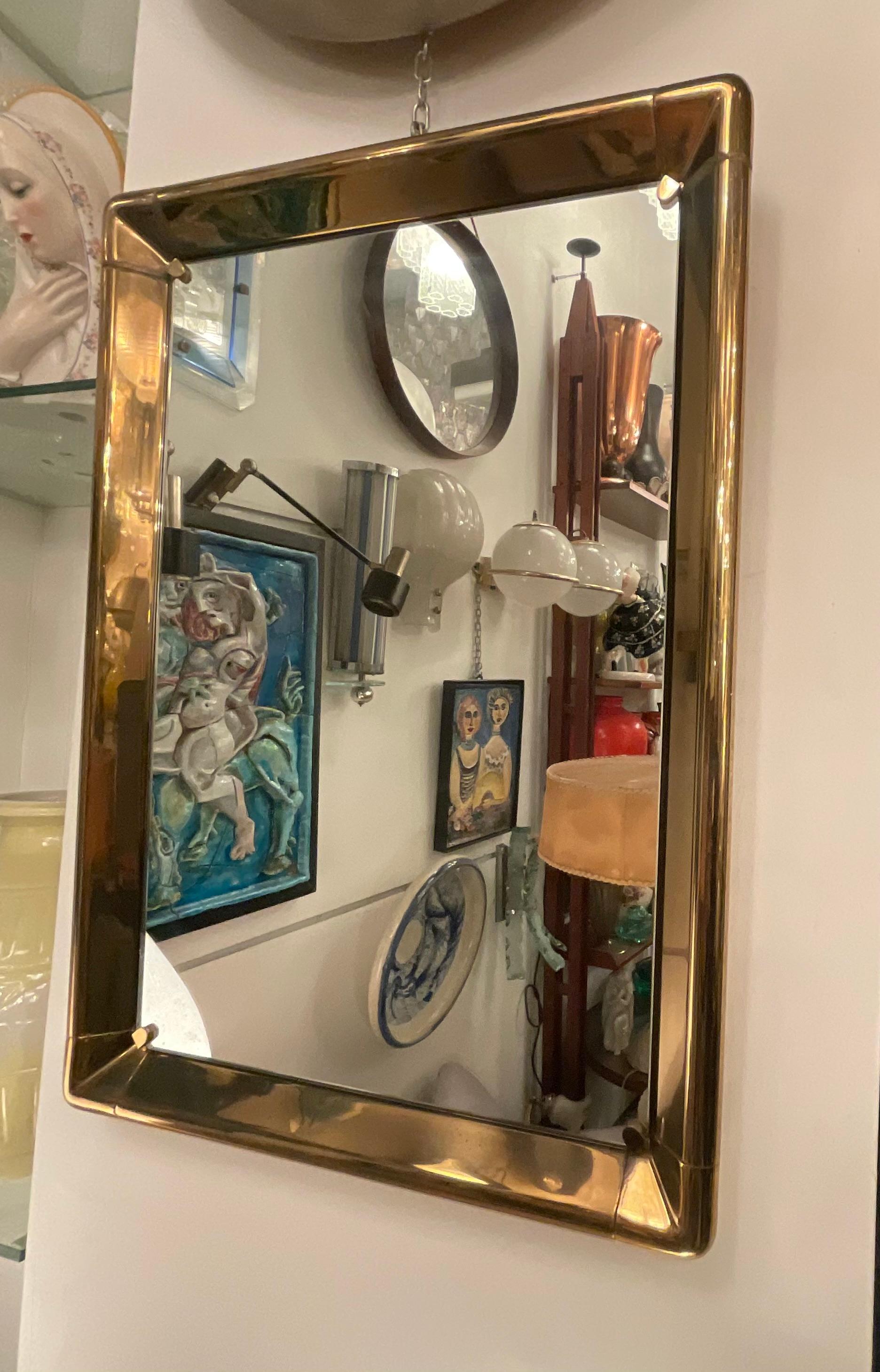 Espejo de latón - ITALIA 1960 Otro en venta