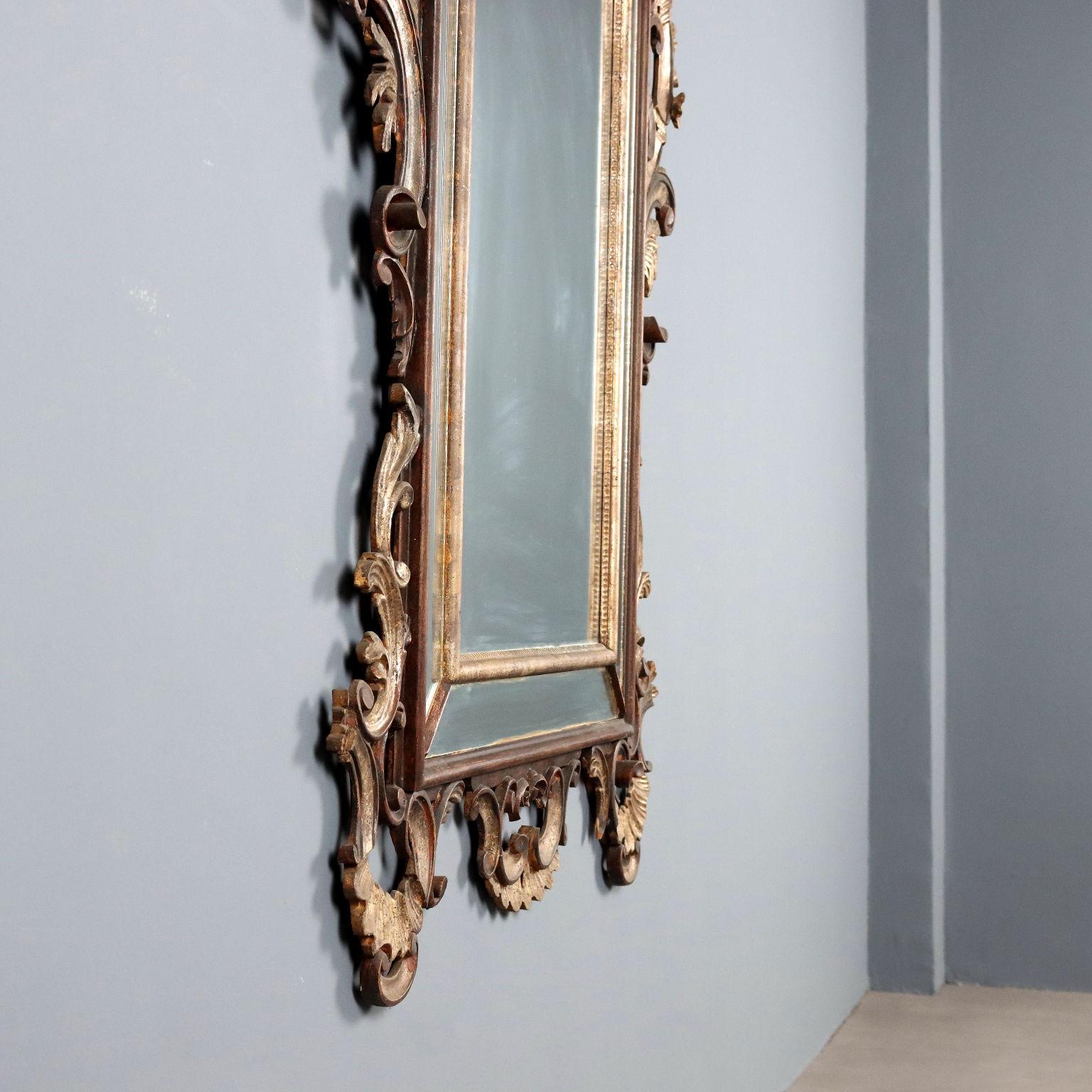 Espejo de estilo rococó Italia Primera mitad del siglo XX en venta 6