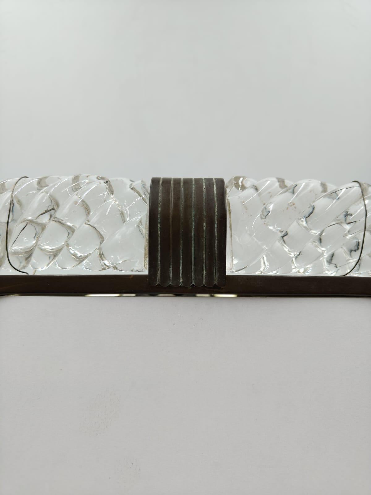 Spiegel aus Muranoglas, 1950er/60er Jahre, Italien (Italian) im Angebot