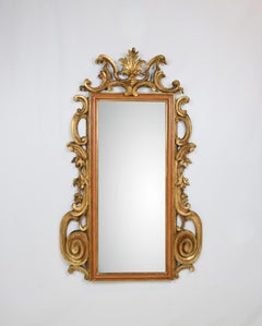 Carved and gilded mirror Gold Zecchino, central Italy, early 18th cent