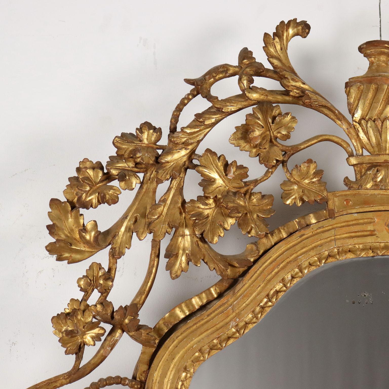 Espejo neoclásico Último cuarto del siglo XVIII Italiano en venta