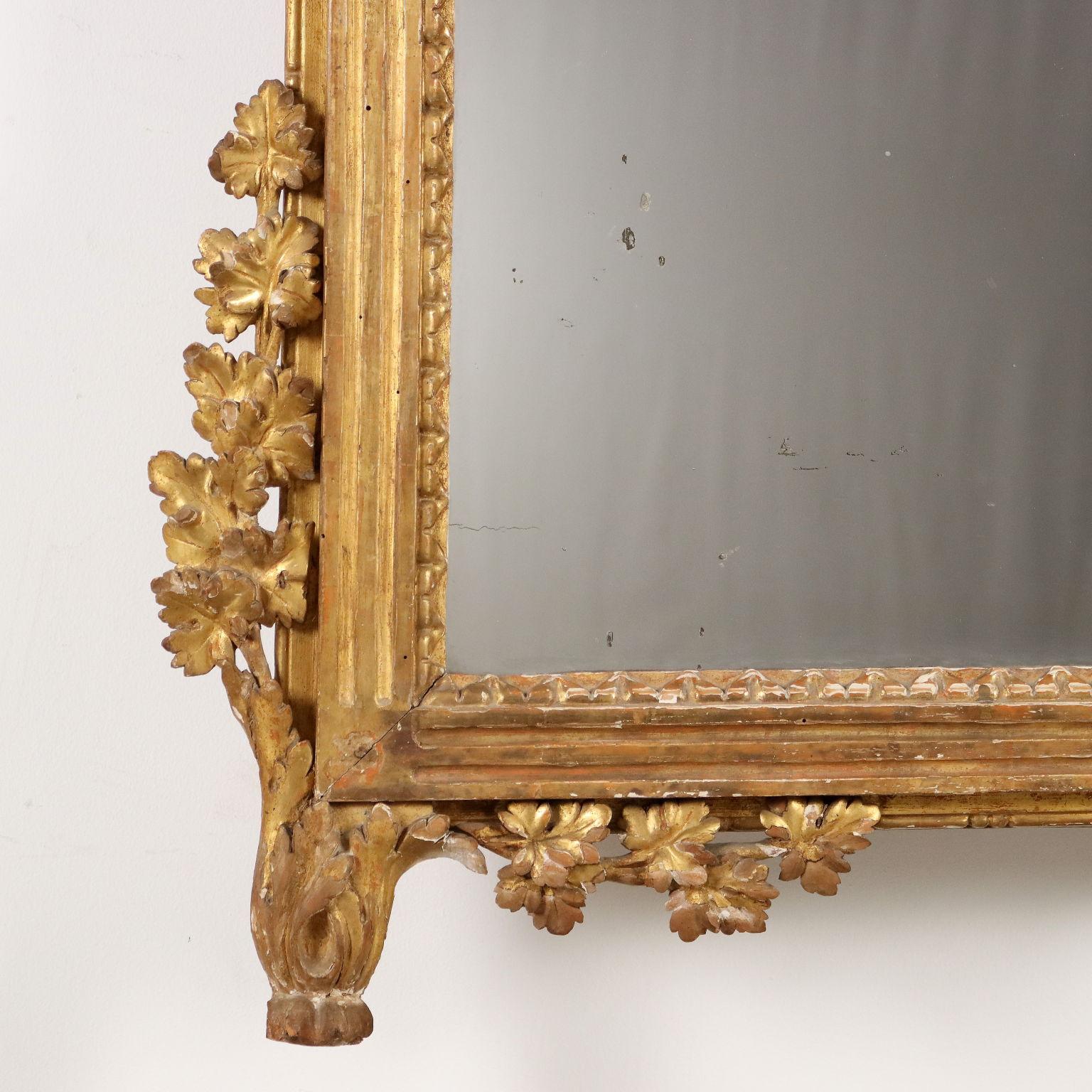 Espejo neoclásico Último cuarto del siglo XVIII Madera en venta
