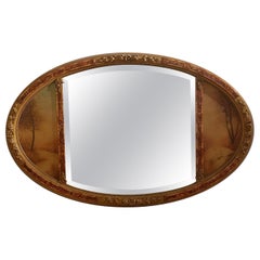 French oval mirror 1920s
